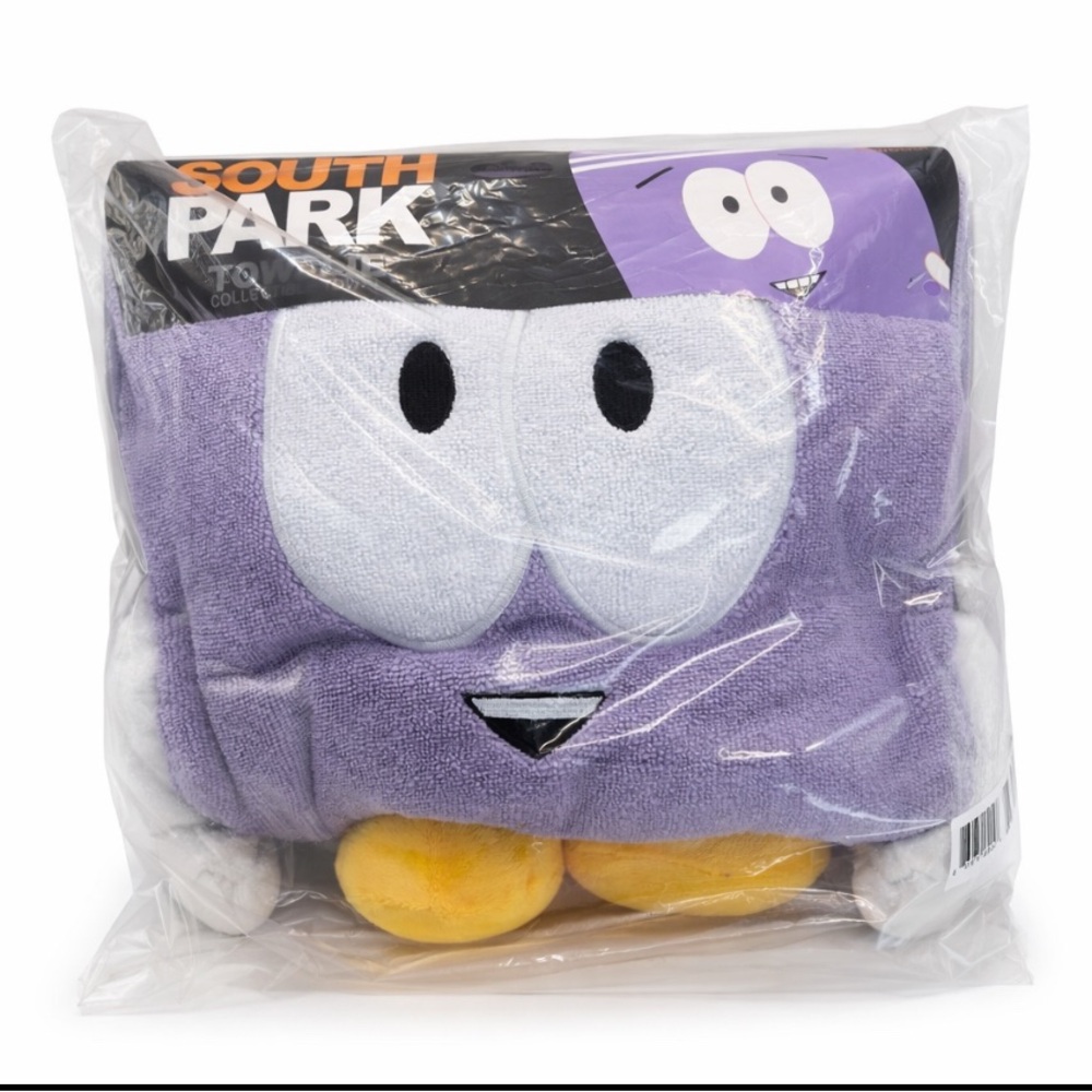 Kidrobot South Park Towelie Collectible Towel Purple White Plush Figure Toy 24in